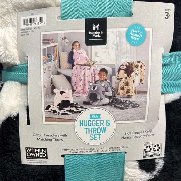 Member's Mark Kids Hugger & Throw Set NWT - Picture 2 of 10